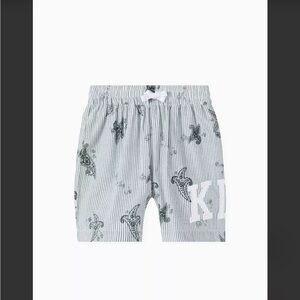 KITH Embroidered-logo Shorts in Seersucker